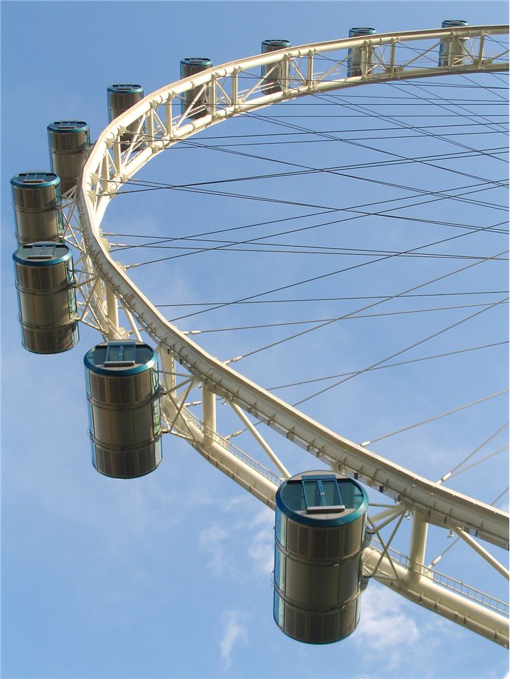 Picture Of World's Largest Ferris Wheel In Singapore
